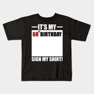 60th birthday Kids T-Shirt
